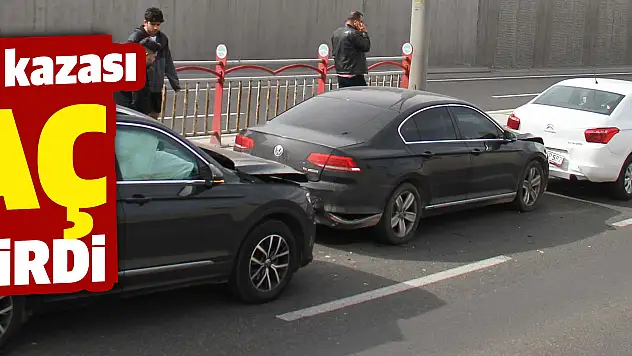 Kayseri 'de zincirleme trafik kazasında bir kişi yaralandı