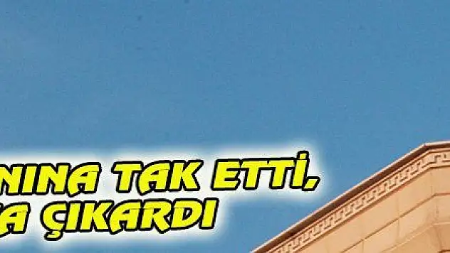 İŞSİZLİK CANINA TAK ETTİ, ÇATIYA ÇIKARDI
