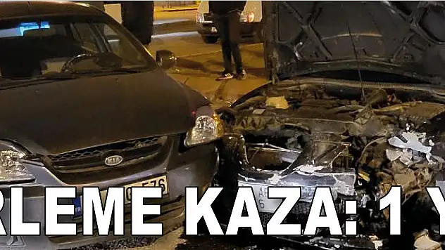 Zincirleme kaza: 1 yaralı