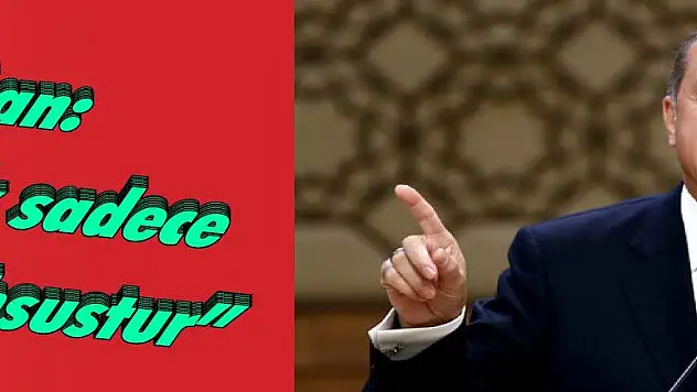 Erdoğan: 'Yaratmak sadece Allah'a mahsustur'