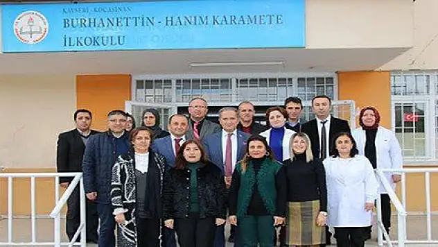 Milli Eğitim Müdürü Ekinci okul ziyaretlerini sürdürüyor 