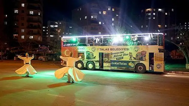 Talas'ta Ramazan otobüsü yeniden yollarda 