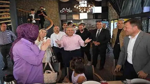 Başkan Büyükkılıç çocukluk günlerini yeniden yaşadı