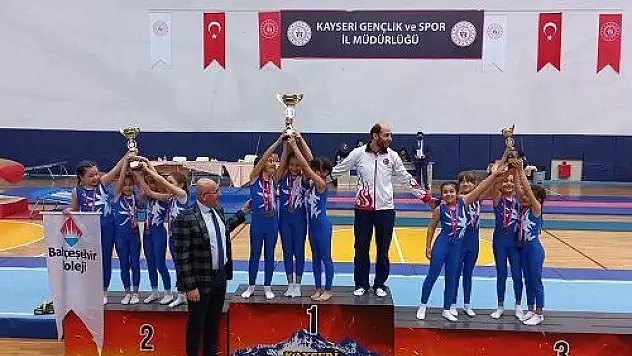 Okul Sporları Artistik Cimnastik İl Birinciliği tamamlandı
