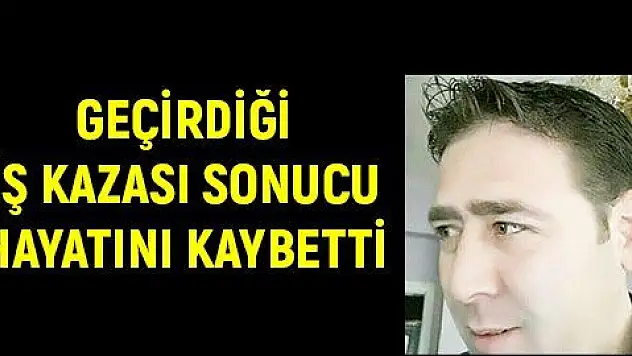 Kablo sargı makinasına sıkışan işçi hayatını kaybetti