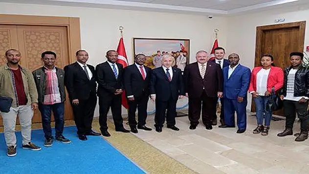 Etiyopya Heyetinden Vali Kamçı'ya Ziyaret 