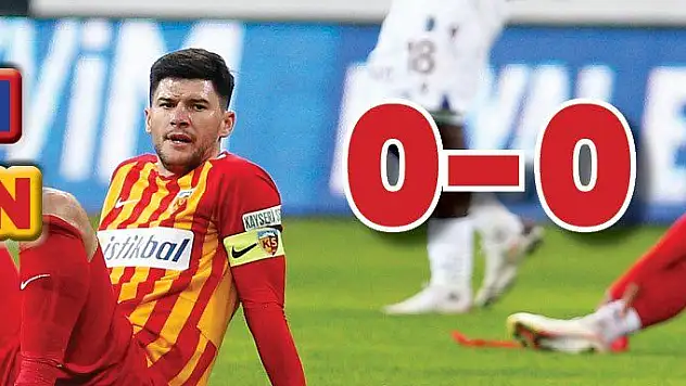 Kayserispor Trabzonspor'u elinden kaçırdı