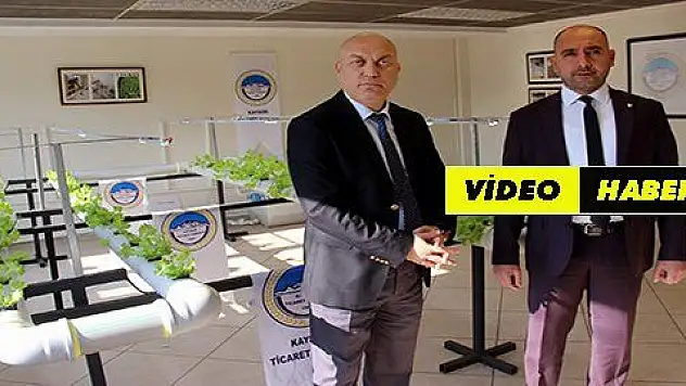 Kayseri'de topraksız tarım 