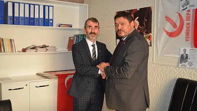 Yeniden Refah Partisi İl Başkanı Narin Develi'yi ziyaret etti
