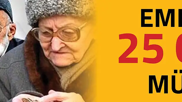 Emekliye 25 Ocak Müjdesi