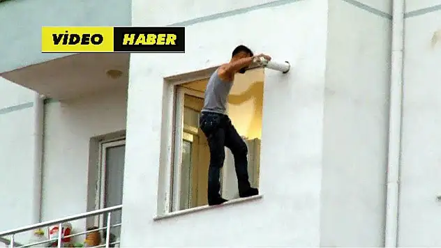 Kaçtığı polisler canını kurtardı