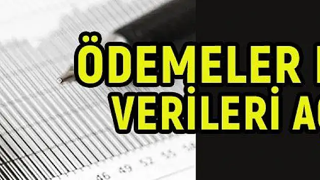 Ödemeler dengesi verileri açıklandı