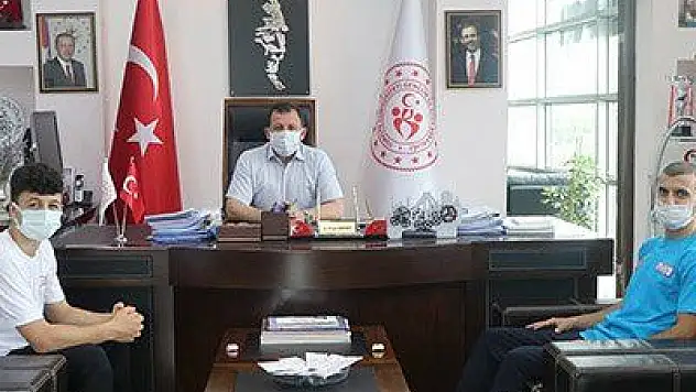 Ali İhsan Kabakcı, Jimnastik'de Türkiye 3.sü sporcuyu ağırladı