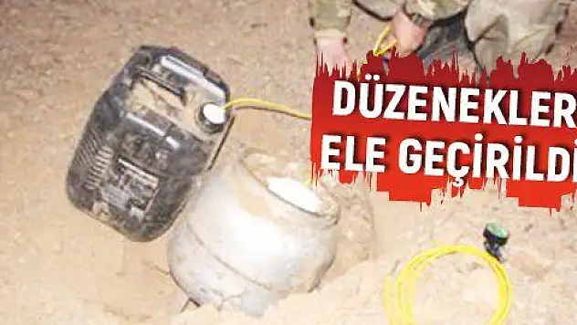 Bomba yapım düzenekleri ele geçirildi