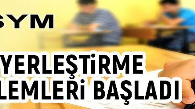YKS ikinci ek yerleştirme tercih işlemleri başladı