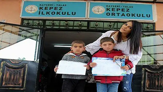 Küçük Necati'nin karne heyecanı