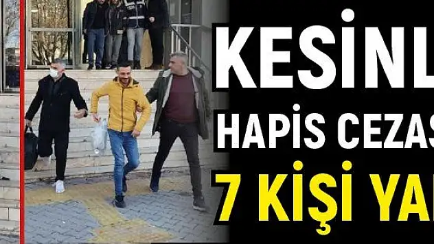 Kayseri'de kesinleşmiş hapis cezası bulunan 7 kişi yakalandı