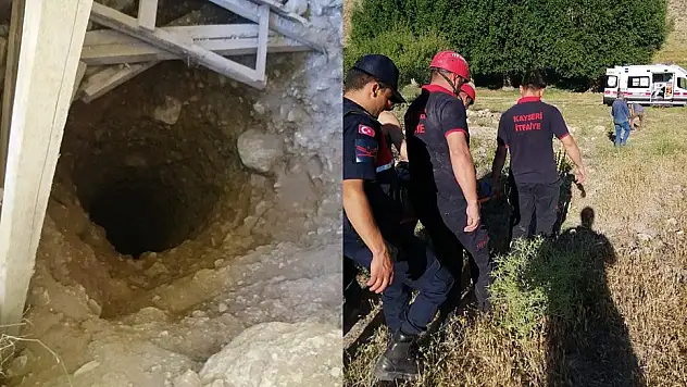 25 metrelik çukura düşen yaşlı adam hayatını kaybetti
