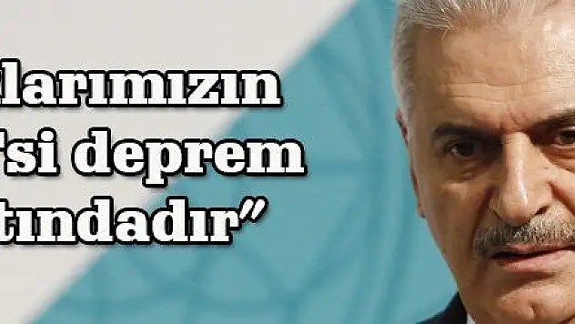 Topraklarımızın yüzde 42'si deprem riski altındadır