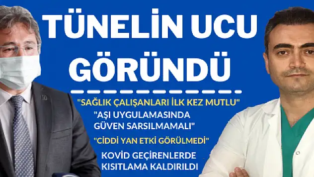 TÜNELİN UCU GÖRÜNDÜ
