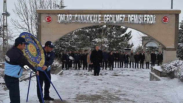 Bünyan'da Çanakkale şehitleri anıldı