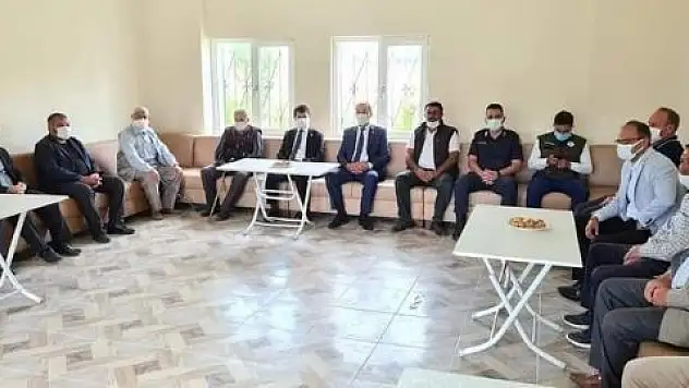 Kaymakam Cebeci ve Başkan Şahin Ekinli Mahallesi'ni ziyaret etti