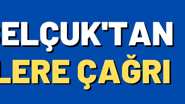 Ziya Selçuk'tan gençlere çağrı