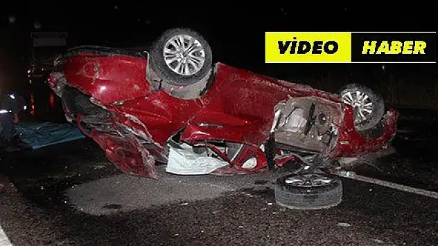Kayseri'de otomobil takla attı: 4 ölü 