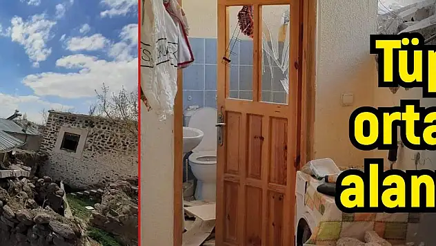 Tüp patladı, ortalık savaş alanına döndü