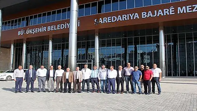 Kayseri heyetinden Mustafa Yalçın'a ziyaret