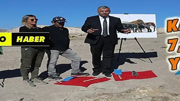 KAYSERİ'DE 7,5 MİLYON YILLIK FOSİL