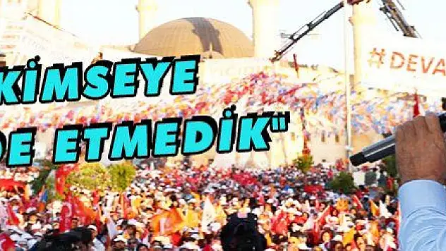 Erdoğan: 'Hiç kimsenin hukukun sınırlarını zorlamasına müsaade etmedik'