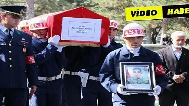 Ağrı şehidine gözü yaşlı veda