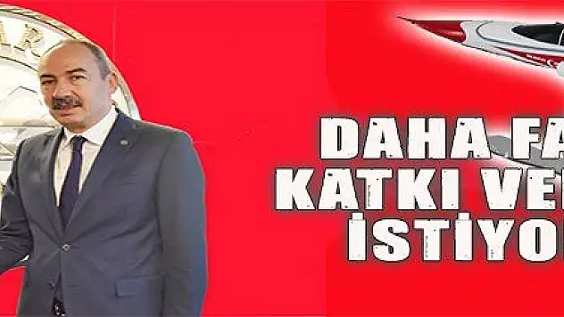SAVUNMA SANAYİNE DAHA FAZLA KATKI VERMEK İSTİYORUZ
