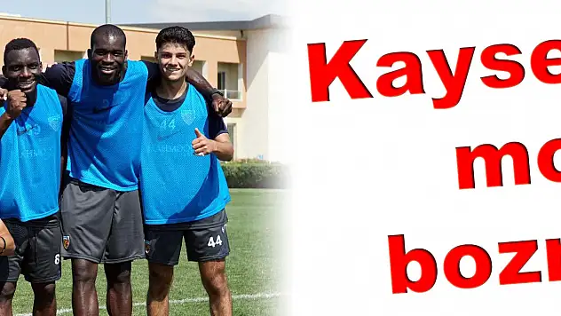 Kayserispor moral bozmuyor