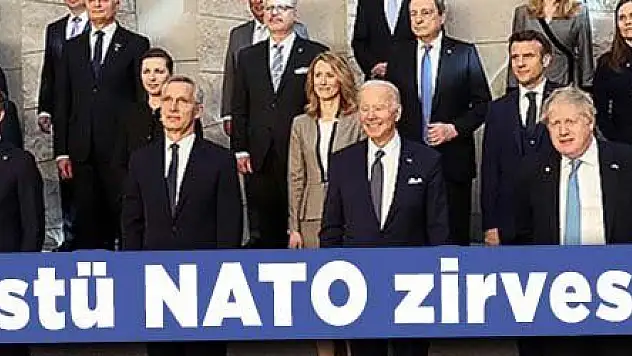 Olağanüstü NATO zirvesi başladı