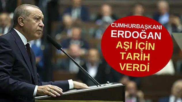 CUMHURBAŞKANI ERDOĞAN YERLİ AŞI İÇİN TARİH VERDİ