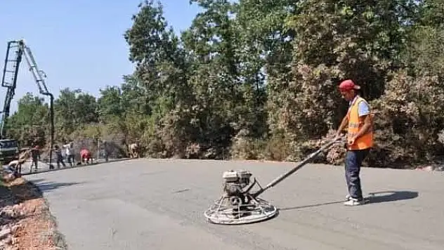 Melikgazi'ye beton yollar geliyor