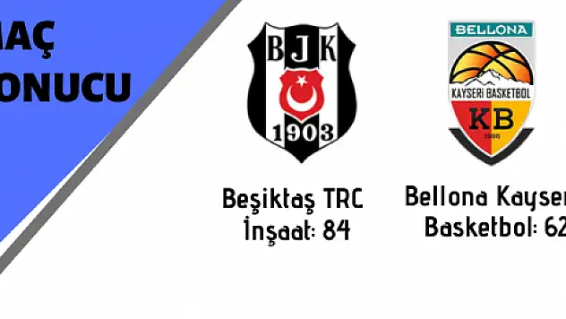 Bellona Kayseri Basketbol'da yenilgi