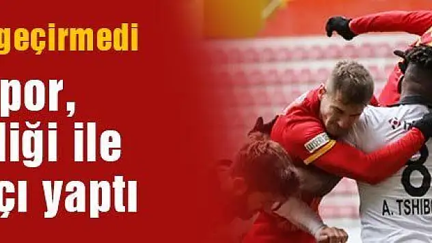 Kayserispor, Gençlerbirliği ile hazırlık maçı yaptı