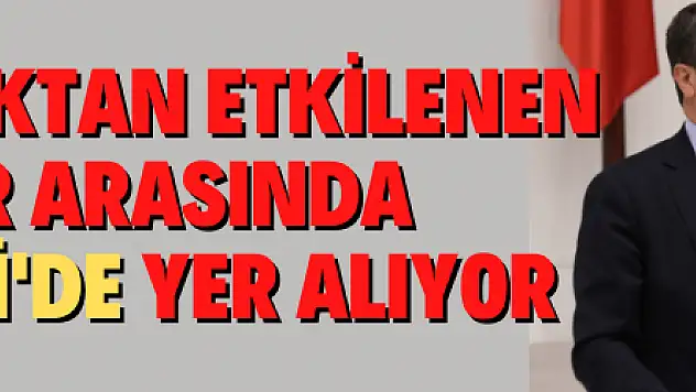  Kuraklıktan etkilenen iller arasında Kayseri'de yer alıyor