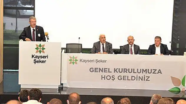 Kayseri Şeker'de genel kurul yapaldı