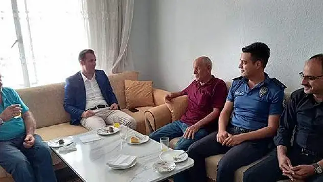 Eyyüpkoca ilk ziyaretini şehit yakınlarına yaptı