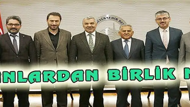 BAŞKANLARDAN BİRLİK MESAJI