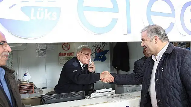 Başkan Çelik terminalleri ziyaret etti