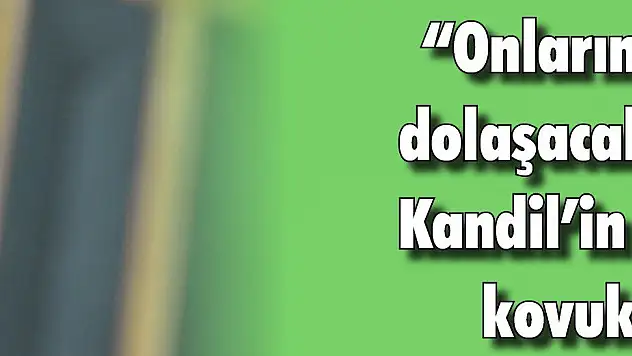  'HDP'nin ne işi olur sine-i milletle onların dönüp dolaşacakları yer Kandil'in mağara kovukları'