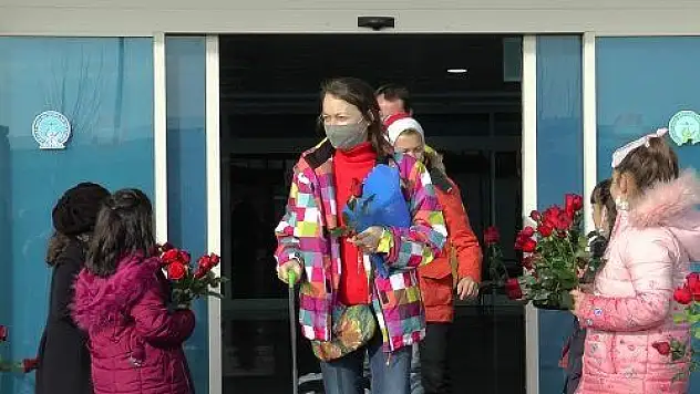  Erciyes'e ilk Ukraynalı turist kafilesi geldi