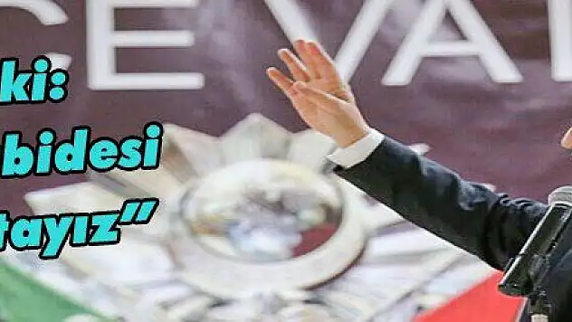 Özhaseki: 'İstikrar abidesi gibi ayaktayız' 