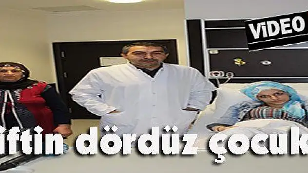 Kayserili çiftin dördüz çocuk şaşkınlığı 