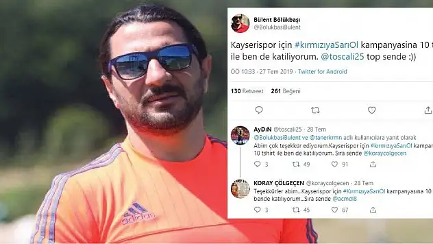 Kayserispor taraftarına eski futbolculardan destek